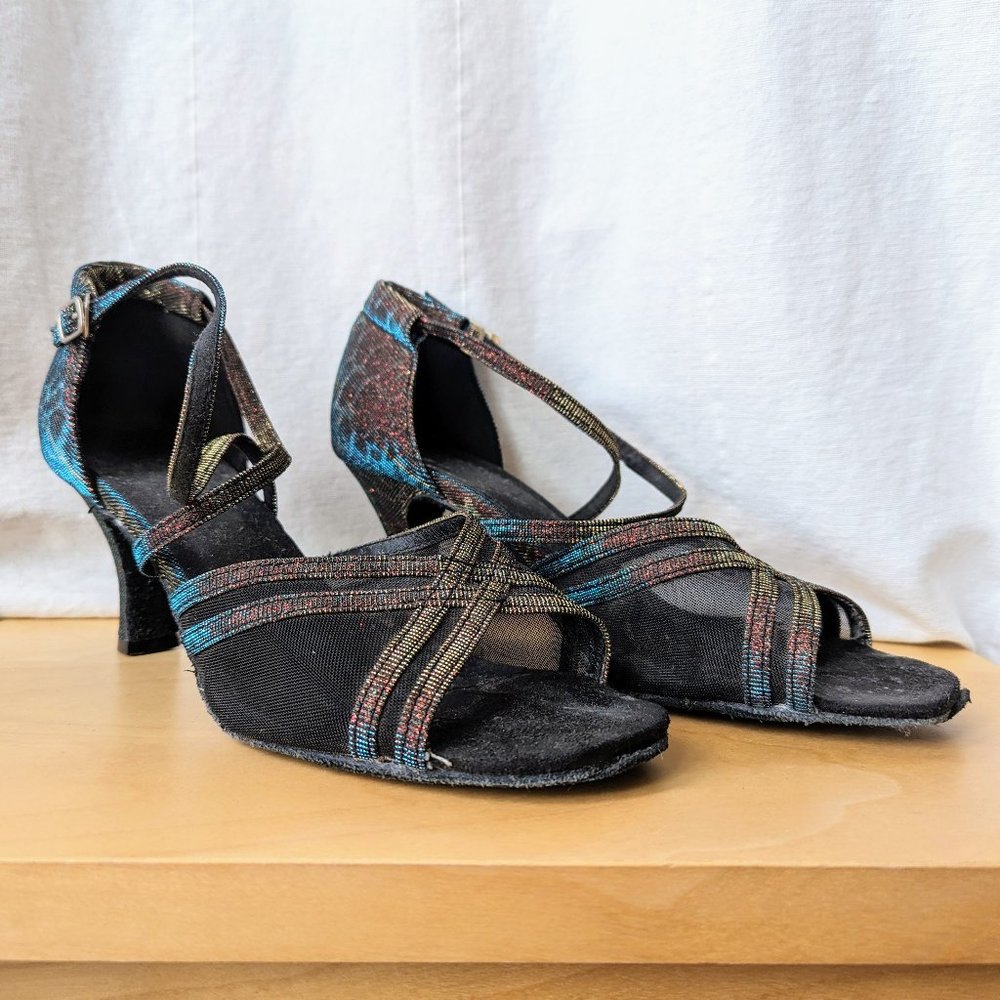 Glitter Latin Dance Heel (Like New, Size 9.5)
